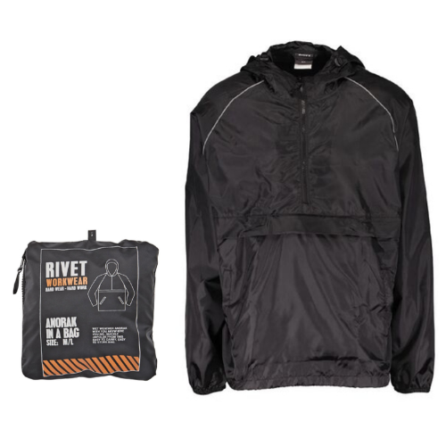 anorak rain gear stuff bag Rain Coat in a Bag