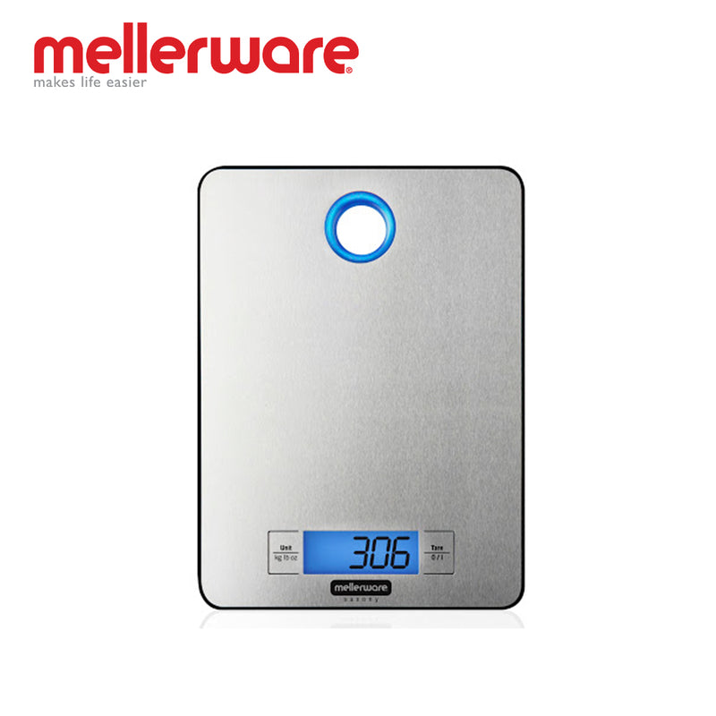 mellerware saxony kitchen scale - lcd screen