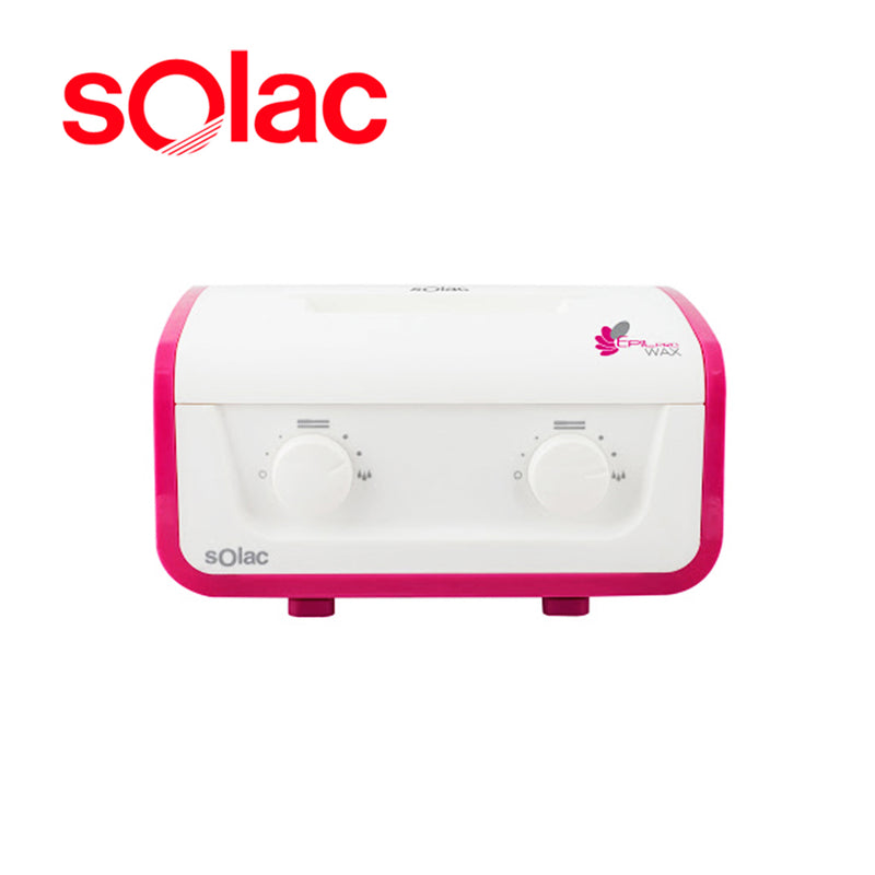 SOLAC WAX EPILATOR VARIABLE TEMPERATURE CONTROL PLASTIC PINK HEAT SETTINGS 325W "EPIL PRO WAX"