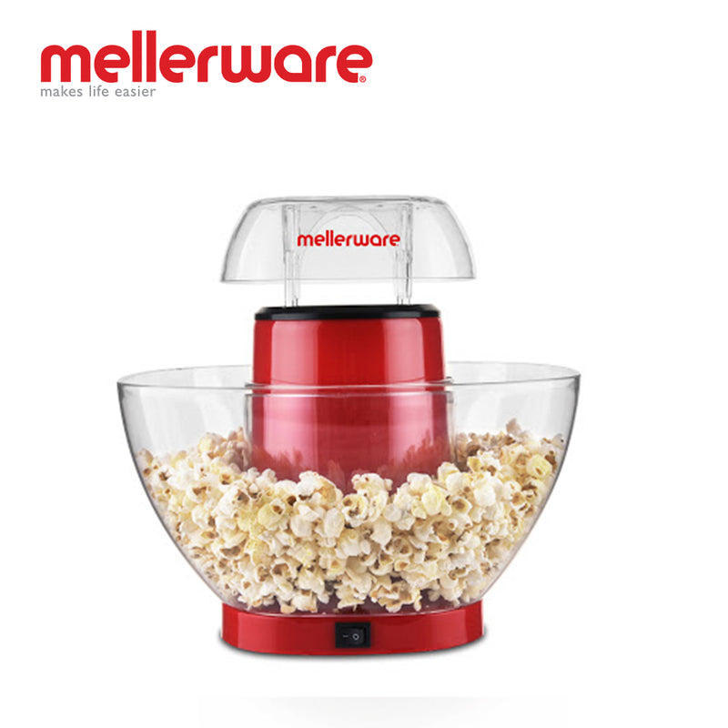 mellerware popcorn maker plastic red 4.5l 1200w "pop & go"