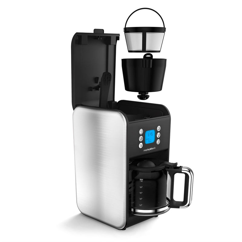 Morphy Richards Coffee Maker Drip Filter 12Cup 900W Accents Rose Gold