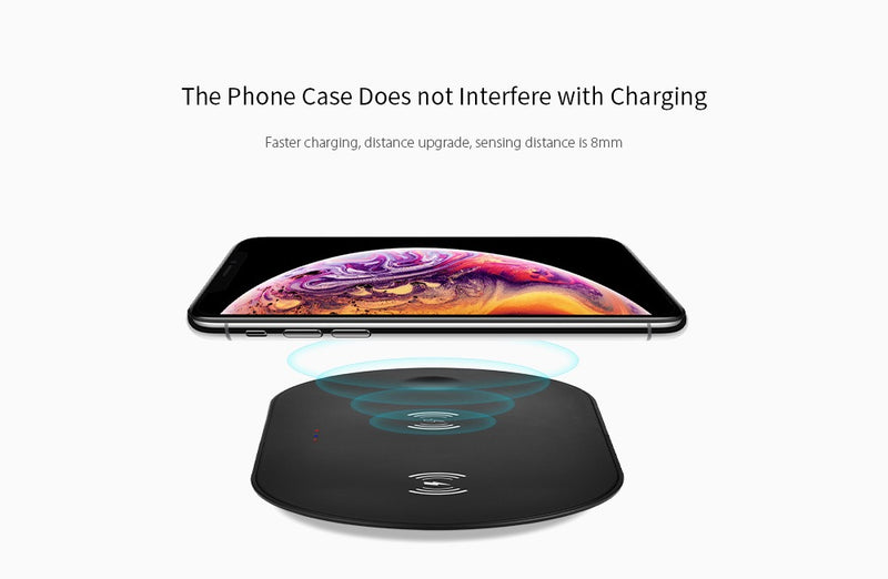WK007 4 in 1 Fast Charge Wireless Charger - Black
