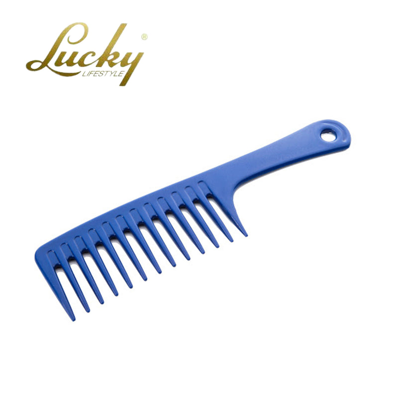 Lucky LifeStyle BLUE WIDE TOOTHED COMB