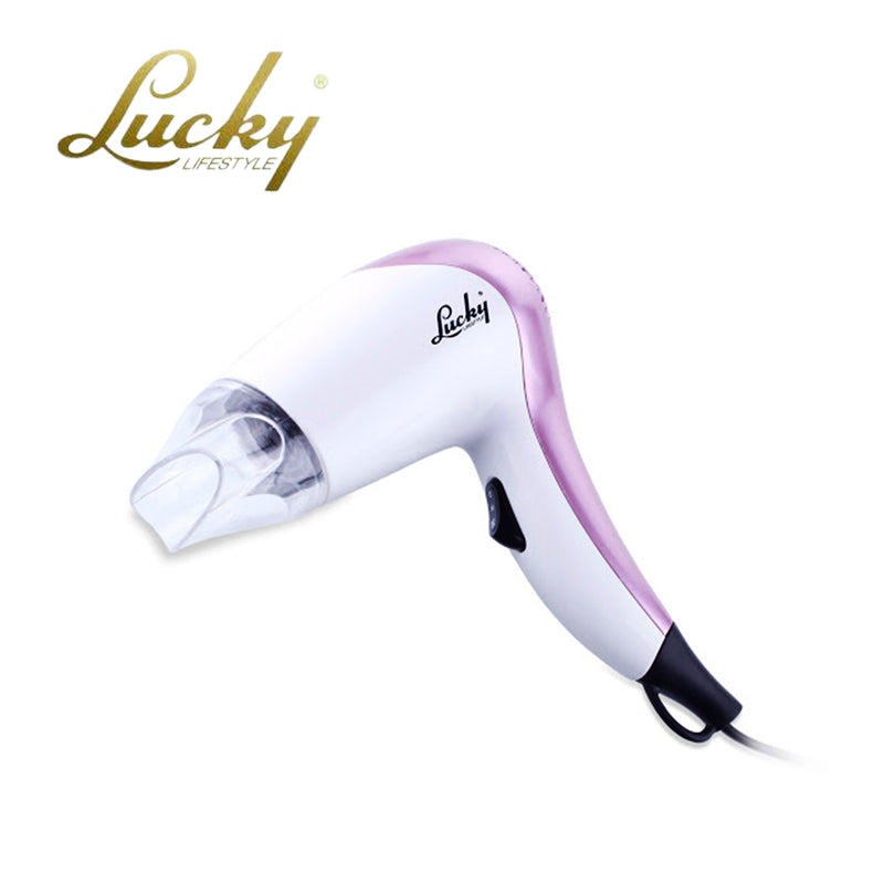 Lucky LifeStyle 1200W COMPACT HAIRDRYER - 2 HEAT/SPEED SETTINGS