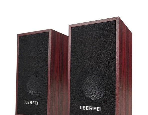 leerfei d-091 multimedia wooden speaker