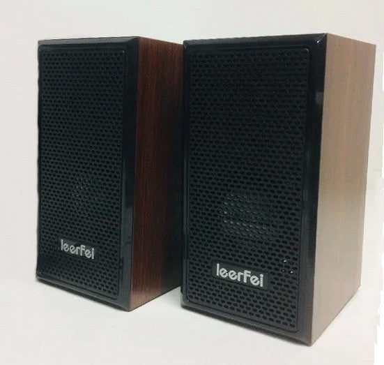 leerfei d-091 multimedia wooden speaker