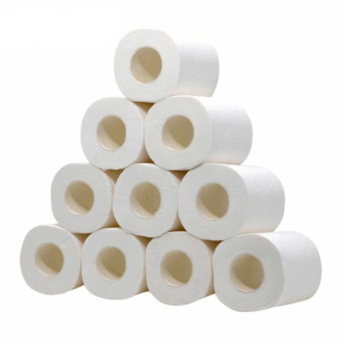 10 Roll, White Toilet Paper, Toilet Roll, Tissue Roll Pack