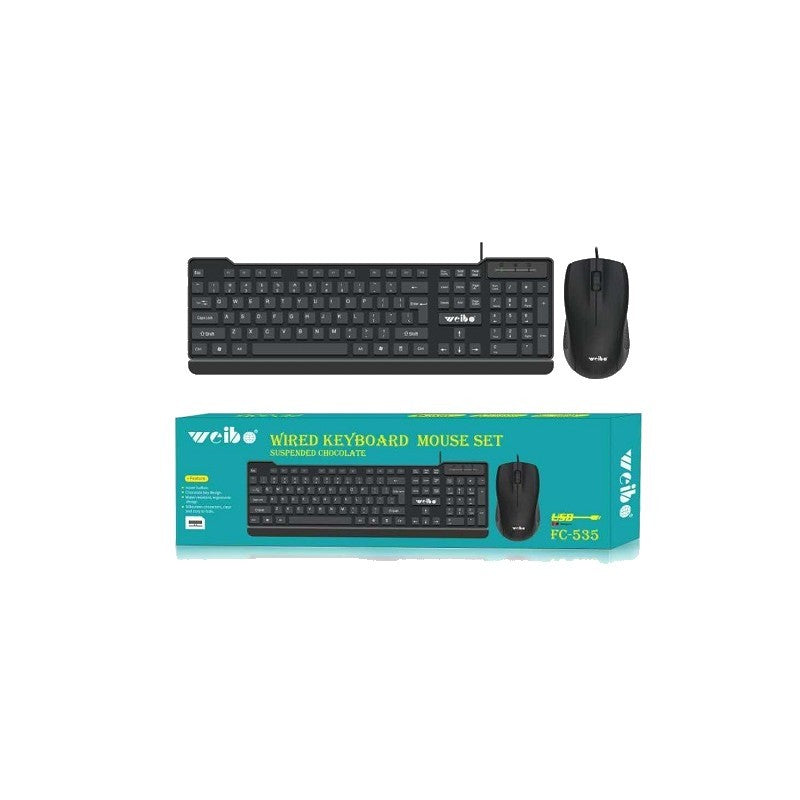 Weibo FC-535 wired Keyboard and mouse