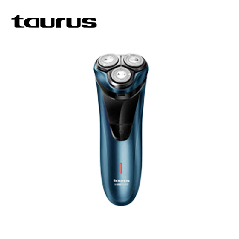 TAURUS Triple Head Battery Operated Blue Cordless Operation 3W "3 Side Shaver"