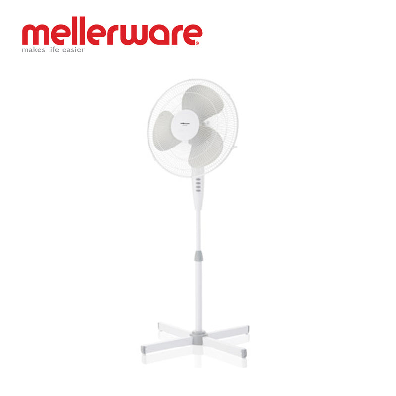 mellerware breeze 40cm plastic stand fan