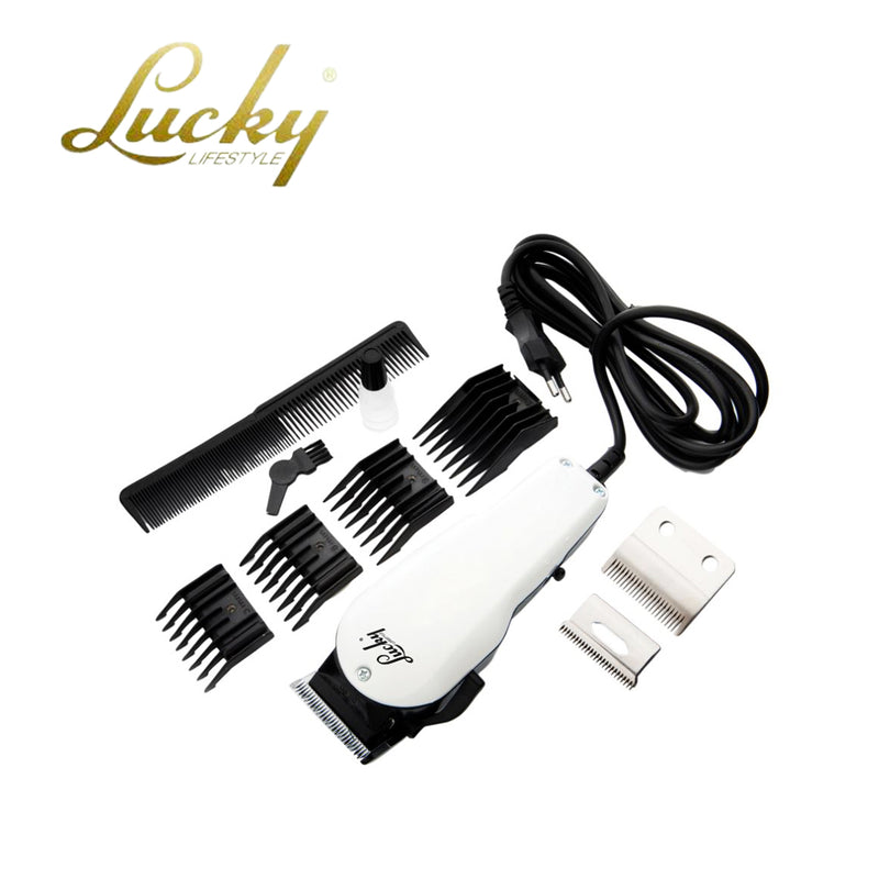 Lucky LifeStyle 10W AC MASTER BARBER KIT HAIR CLIPPER SET