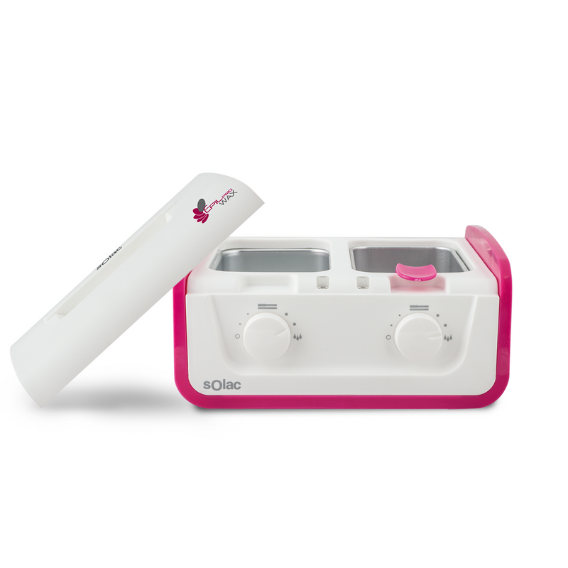 SOLAC WAX EPILATOR VARIABLE TEMPERATURE CONTROL PLASTIC PINK HEAT SETTINGS 325W "EPIL PRO WAX"
