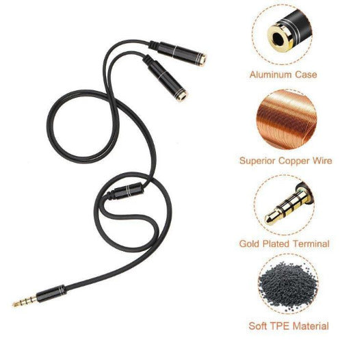 Aux Splitter Cable