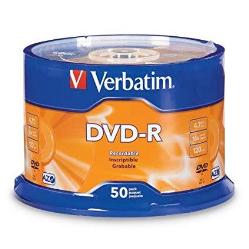 Verbatim DVD-R, Recordable Media Disc - 50 Disc