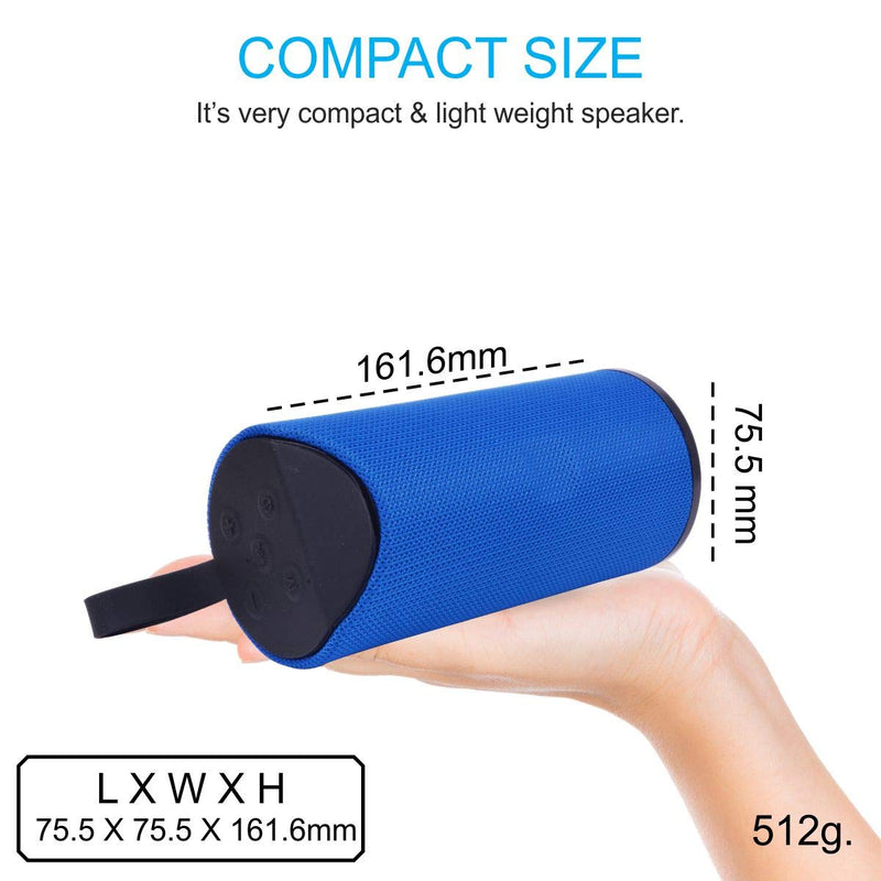 T&G G-113 Portable Bluetooth Speaker with Powerful Stereo Sound
