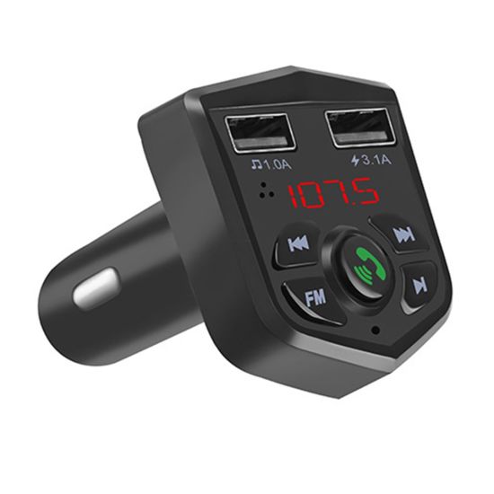 Car Kit FM Transmitter with Dual USB slots