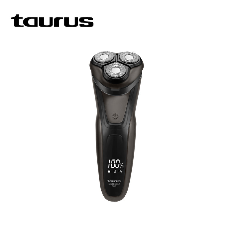 TAURUS Shaver cordless brown 5V 3-side shave Plus