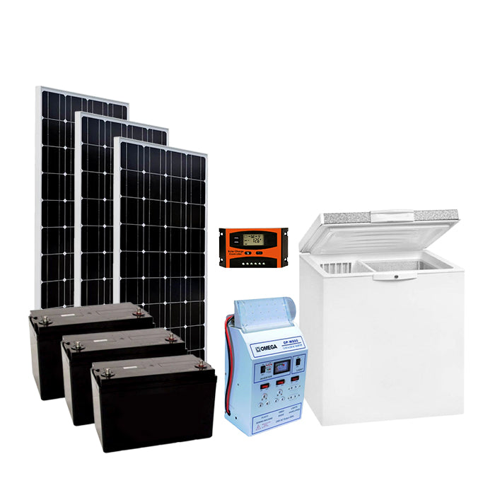 Solar System With Freezer For Television