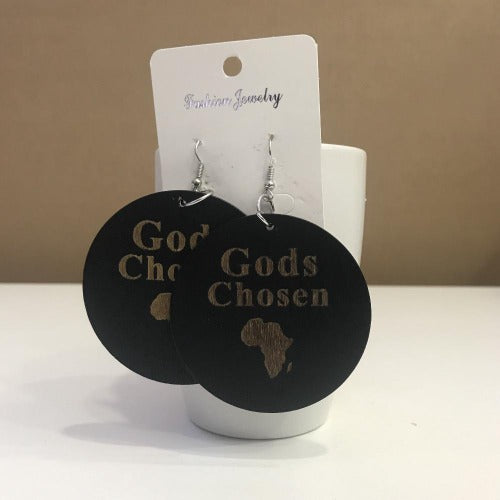 Gods Chosen African Earring