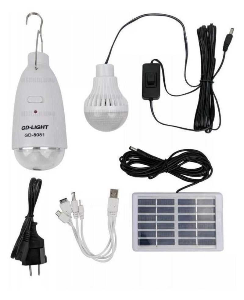 Gdliting Solar light with panel 5-6h charge a phone
