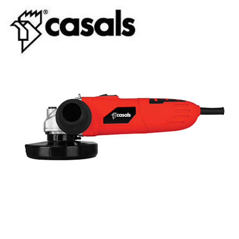 Casals Angle Grinder With Auxiliary Handle Plastic Red 115mm 500W