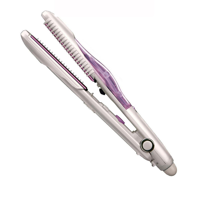 Solac Hair Straightener Steam Function With Ceramic Plates Purple 46W "Steam Lisse"