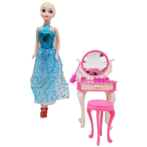 Frozen Princess Beauty Makeup Table Set