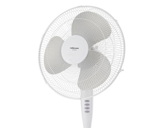 mellerware breeze 40cm plastic stand fan