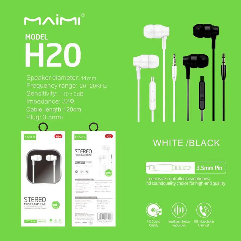 Maimi H20 Stereo music earphone