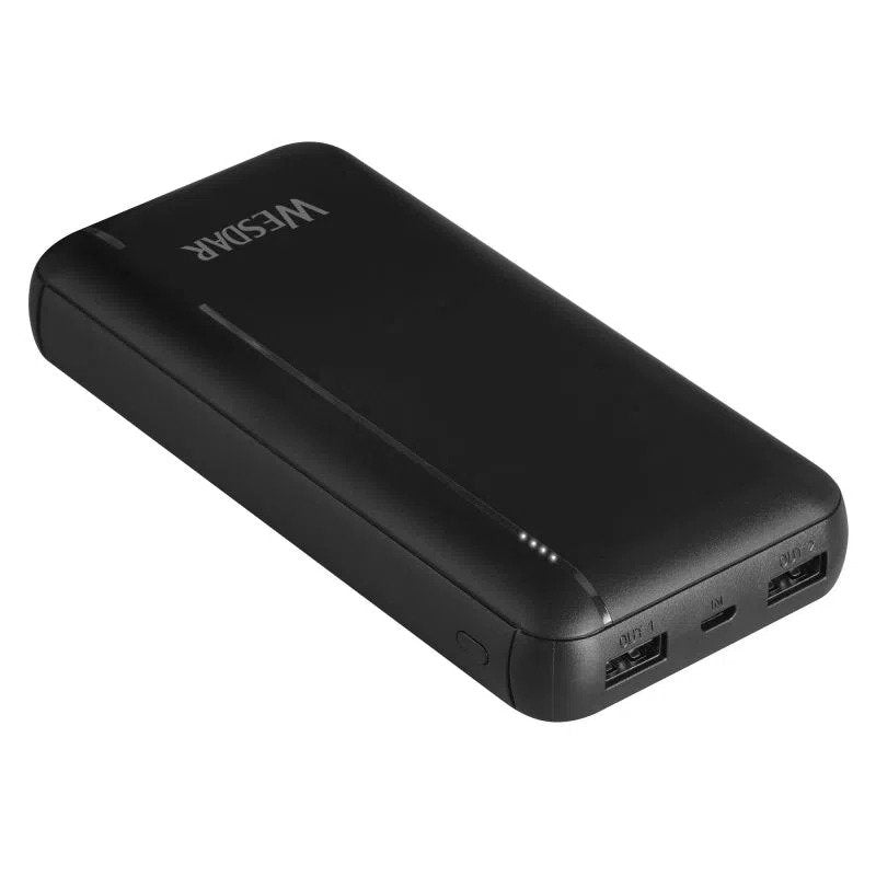 WESDAR S153 TYPE-C 20000 MAH SPEED 2 USB OUTPUT POWER BANK