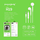 Maimi H19 Stereo music earphone