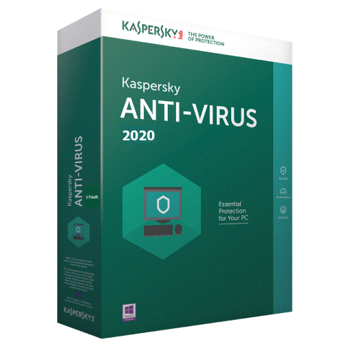 Kaspersky AntiVirus 2020 3+1 PC 1 year DVD