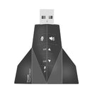 USB External Stereo Sound Adapter, Double USB Microphone & Double USB Headset