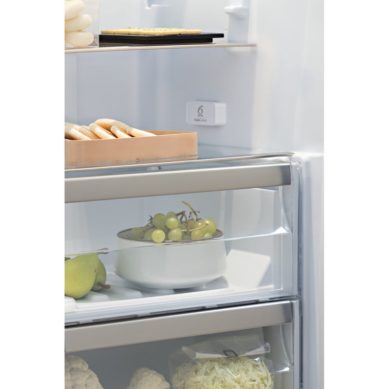 Whirlpool freestanding fridge: inox color - SW8 AM1Q XWR